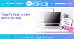 Desktop Screenshot of internqueen.com