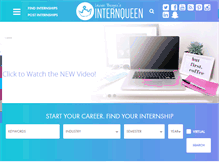 Tablet Screenshot of internqueen.com